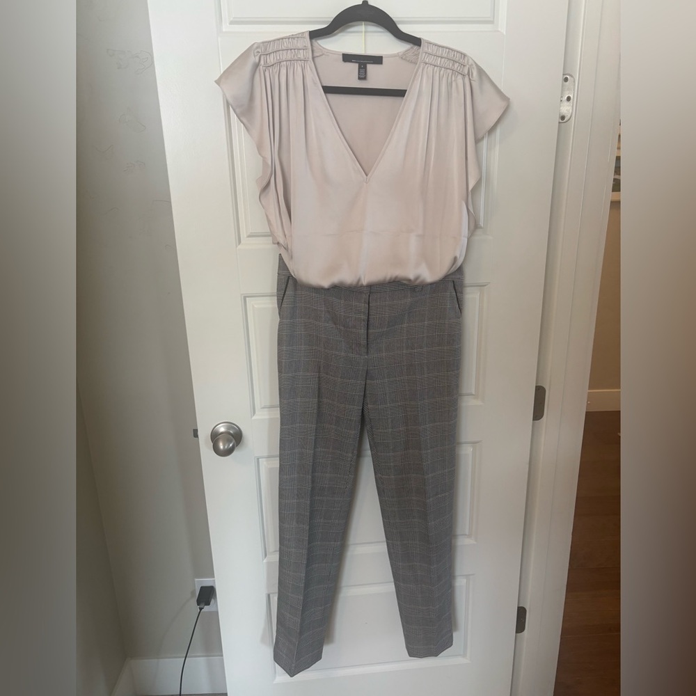WHBM Glen Plaid Ankle Pants - Picture 2 of 5